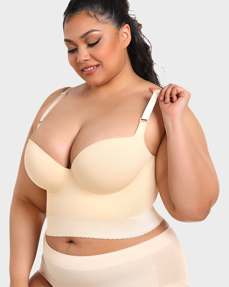 Leah | Built-In Shapewear Longline Push-Up Bra