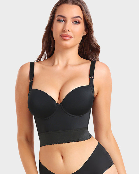 Leah | Built-In Shapewear Longline Push-Up Bra