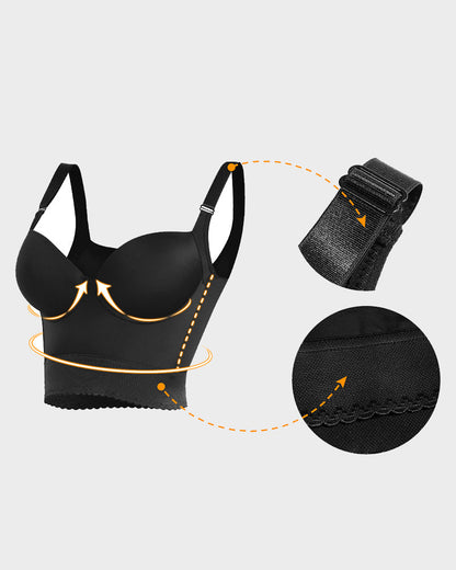 Leah | Built-In Shapewear Longline Push-Up Bra
