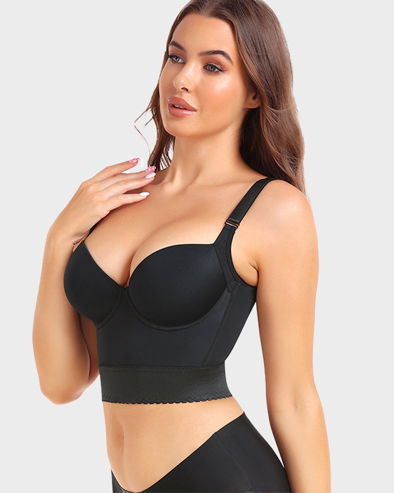 Leah | Built-In Shapewear Longline Push-Up Bra