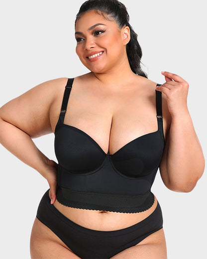 Leah | Built-In Shapewear Longline Push-Up Bra