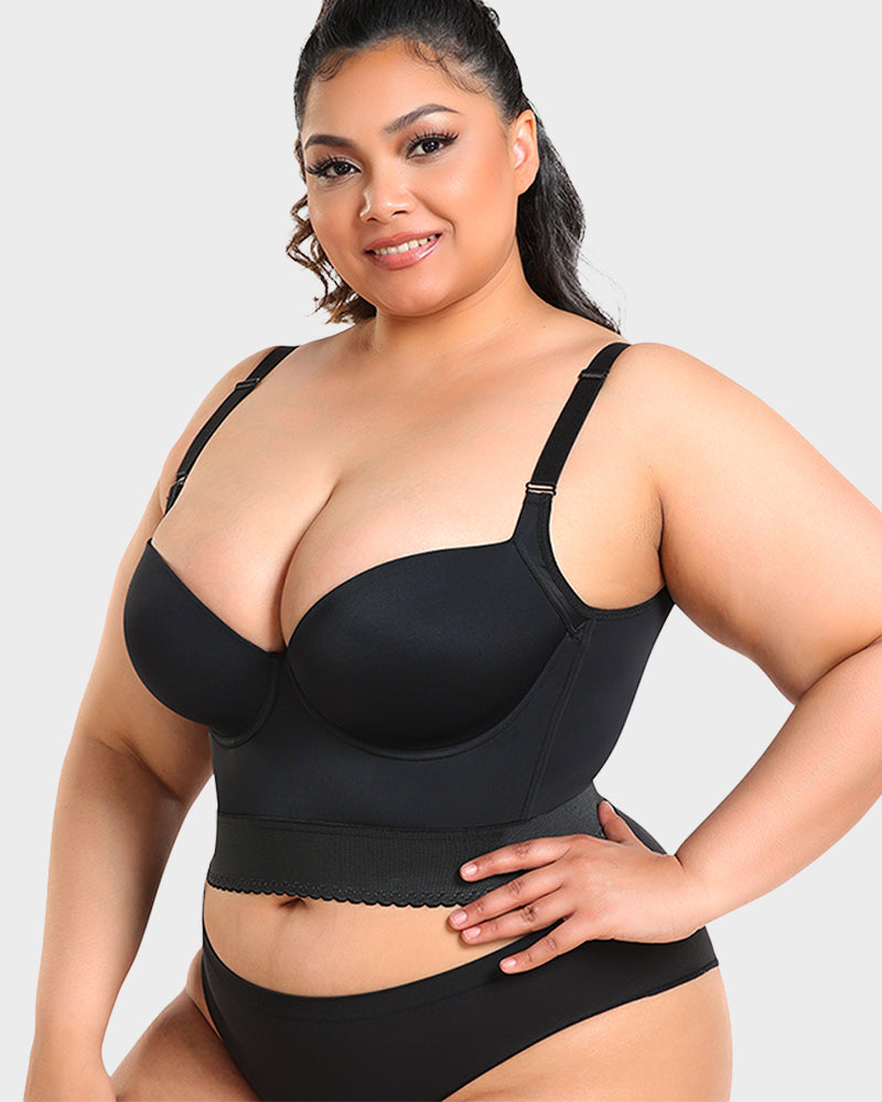 Leah | Built-In Shapewear Longline Push-Up Bra