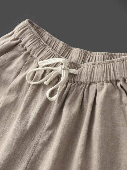 Beatrice | Women's Relaxed Drawstring Straight-Leg Relaxed Pants