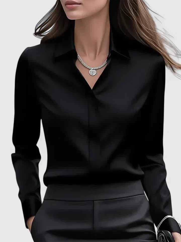 Donna | Women's Refined Button Down Shirt with Concealed Placket