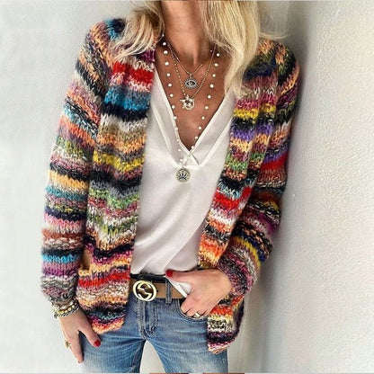 Pamela | Snug Multicolor Cardigan