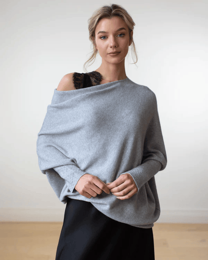 Peyton | Women's Off Shoulder Long Sleeve Sweater