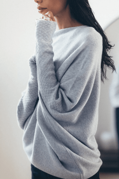 Peyton | Women's Off Shoulder Long Sleeve Sweater