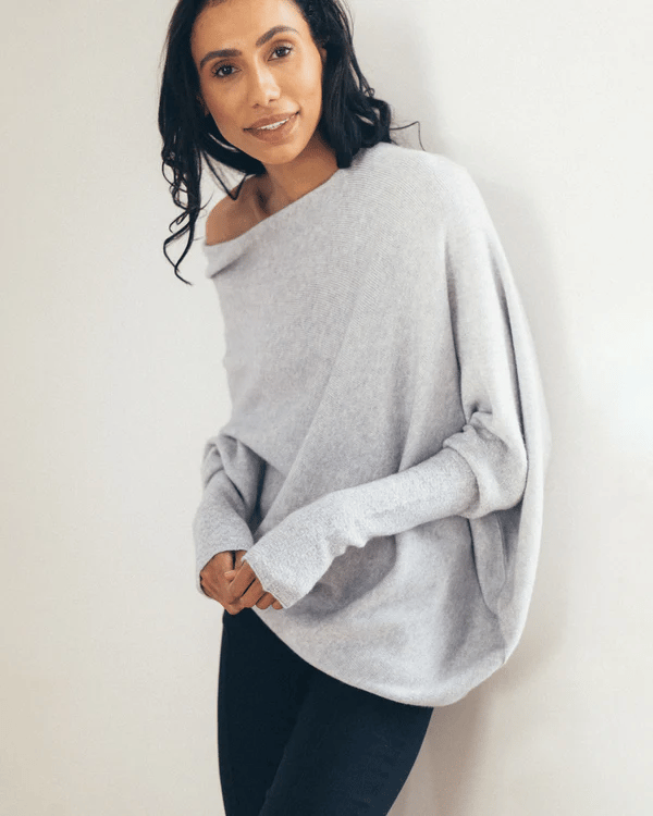 Peyton | Women's Off Shoulder Long Sleeve Sweater