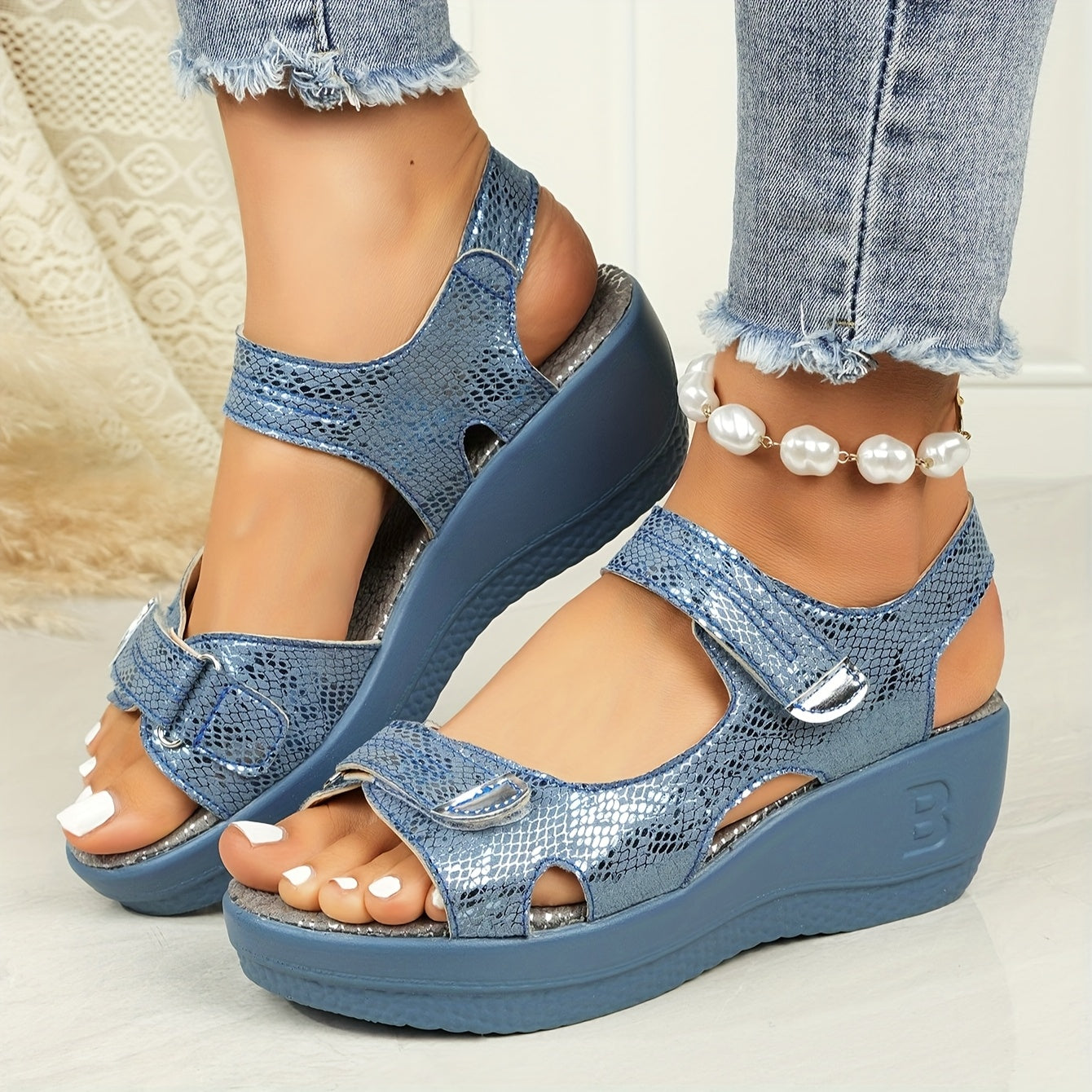 Brooke | Women's Adjustable Wedge Sandals