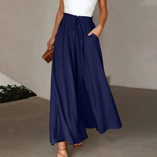 Bailey | Women's High Waisted Wide Leg Palazzo Pants
