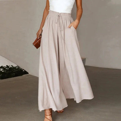 Bailey | Women's High Waisted Wide Leg Palazzo Pants