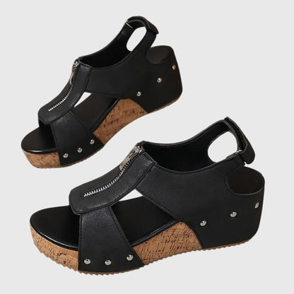 Ruby | Women's Orthopedic Zipper Sandal