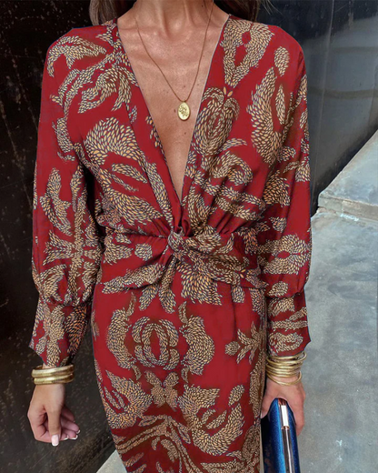 Aubree | Women's Full Sleeve Maxi Dress