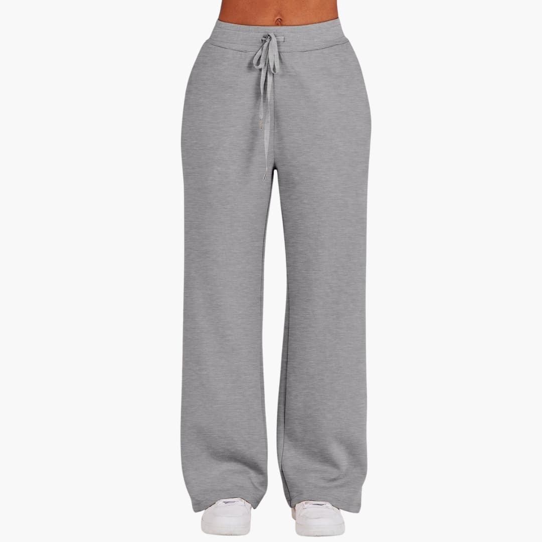 Lucy | Women's Half Zip Wide Leg Lounge Set