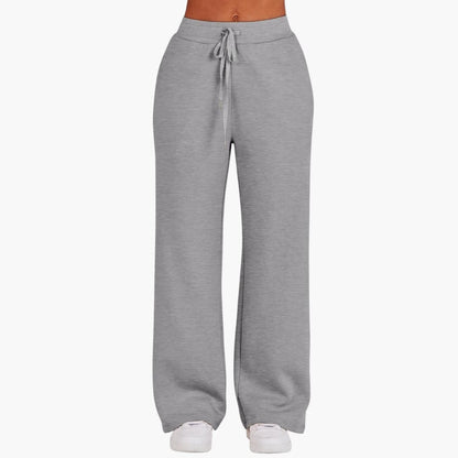 Lucy | Women's Half Zip Wide Leg Lounge Set