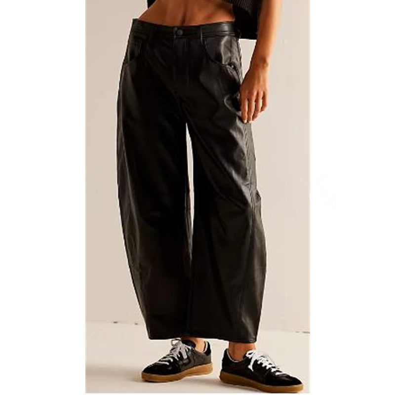 Wren | Women's High Waist Barrel Leg Jeans Easygoing Fit Denim