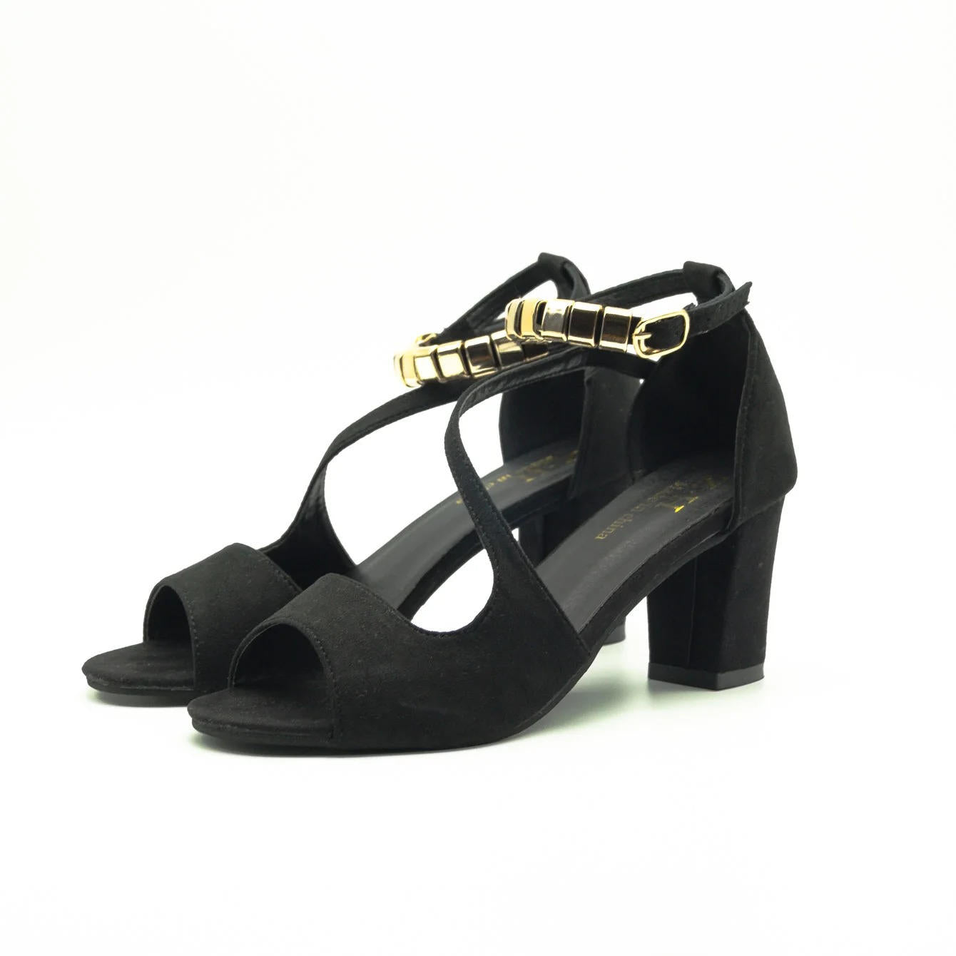 Phoebe | Women's Block Heel Ankle Strap Peep Toe Dress Sandals