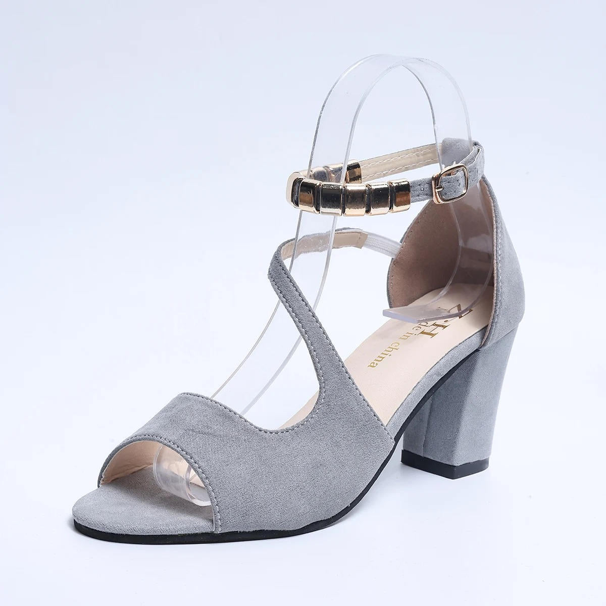 Phoebe | Women's Block Heel Ankle Strap Peep Toe Dress Sandals