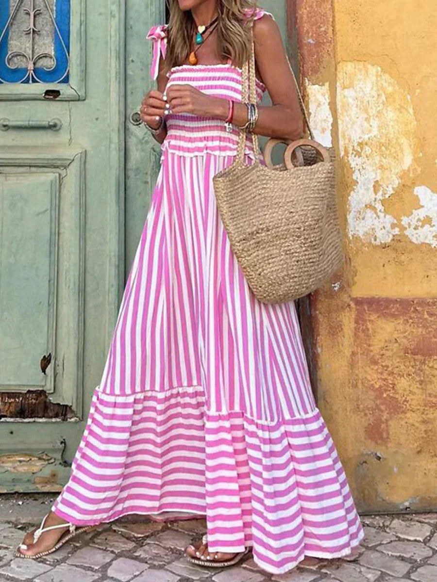 Lucy | Refined Striped Summer Dress
