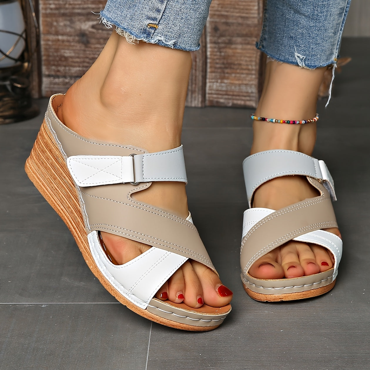 Sofia | Women's Wedge Slides