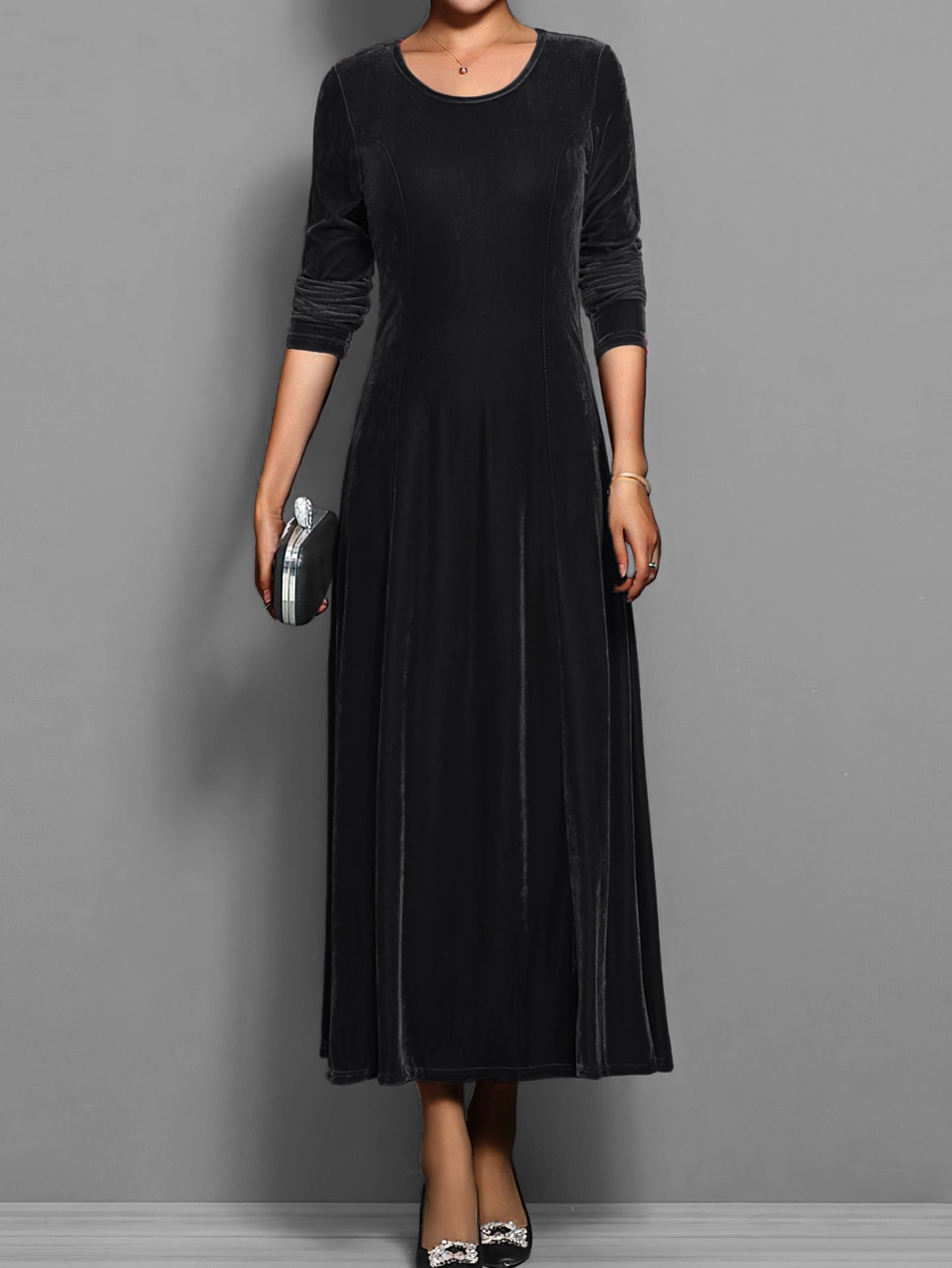 Chloe | Soft Velvet Dress