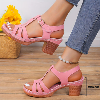 Gabrielle | Women's Block Heel Cushioned Sandals