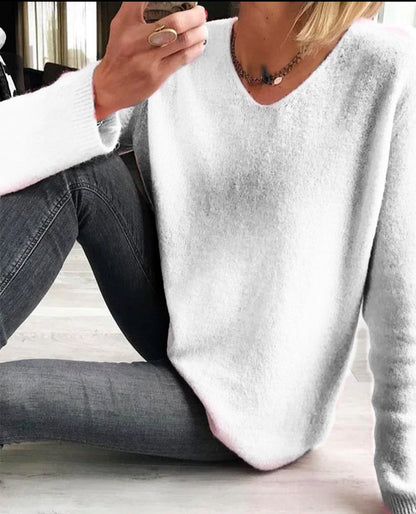 Joy | Women's V Neck Long Sleeve Sweater