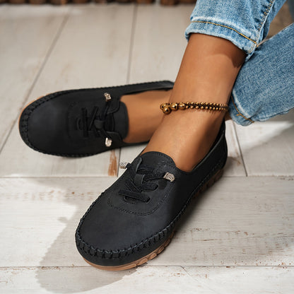 Sandra | Women's Lace-Up Comfort Loafers