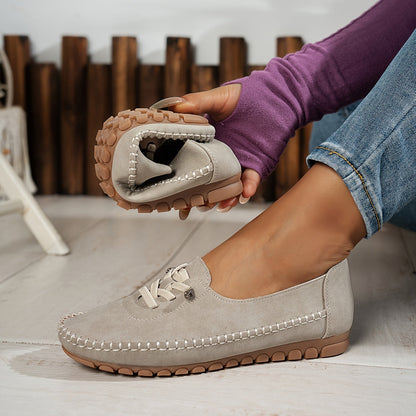 Sandra | Women's Lace-Up Comfort Loafers
