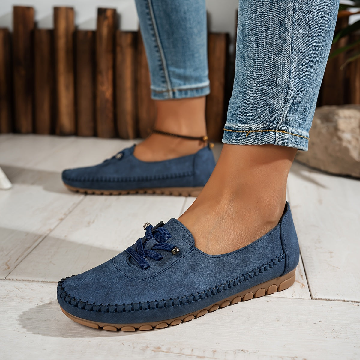 Sandra | Women's Lace-Up Comfort Loafers
