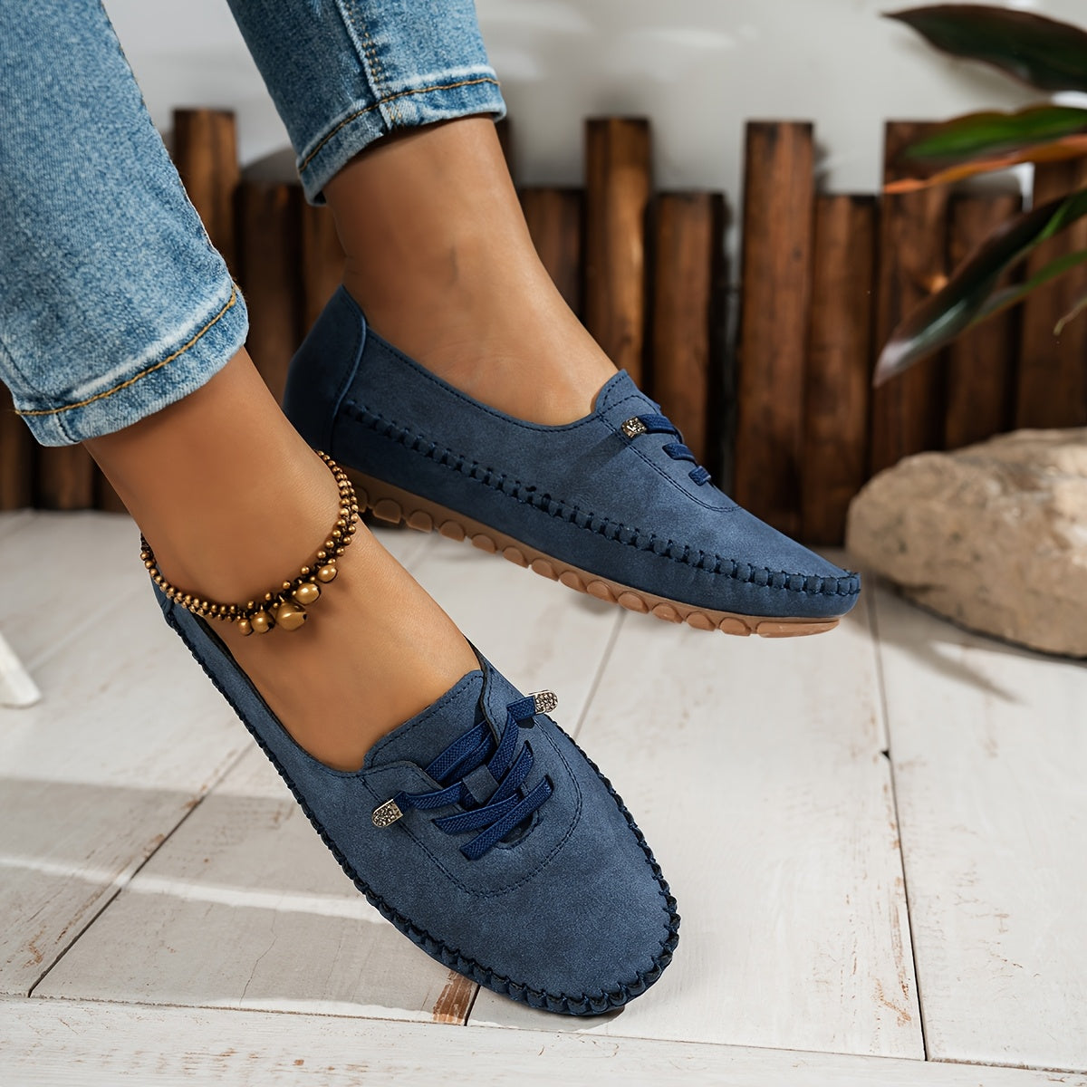 Sandra | Women's Lace-Up Comfort Loafers