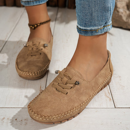 Sandra | Women's Lace-Up Comfort Loafers