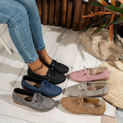 Sandra | Women's Lace-Up Comfort Loafers