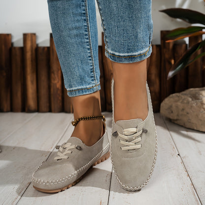 Sandra | Women's Lace-Up Comfort Loafers