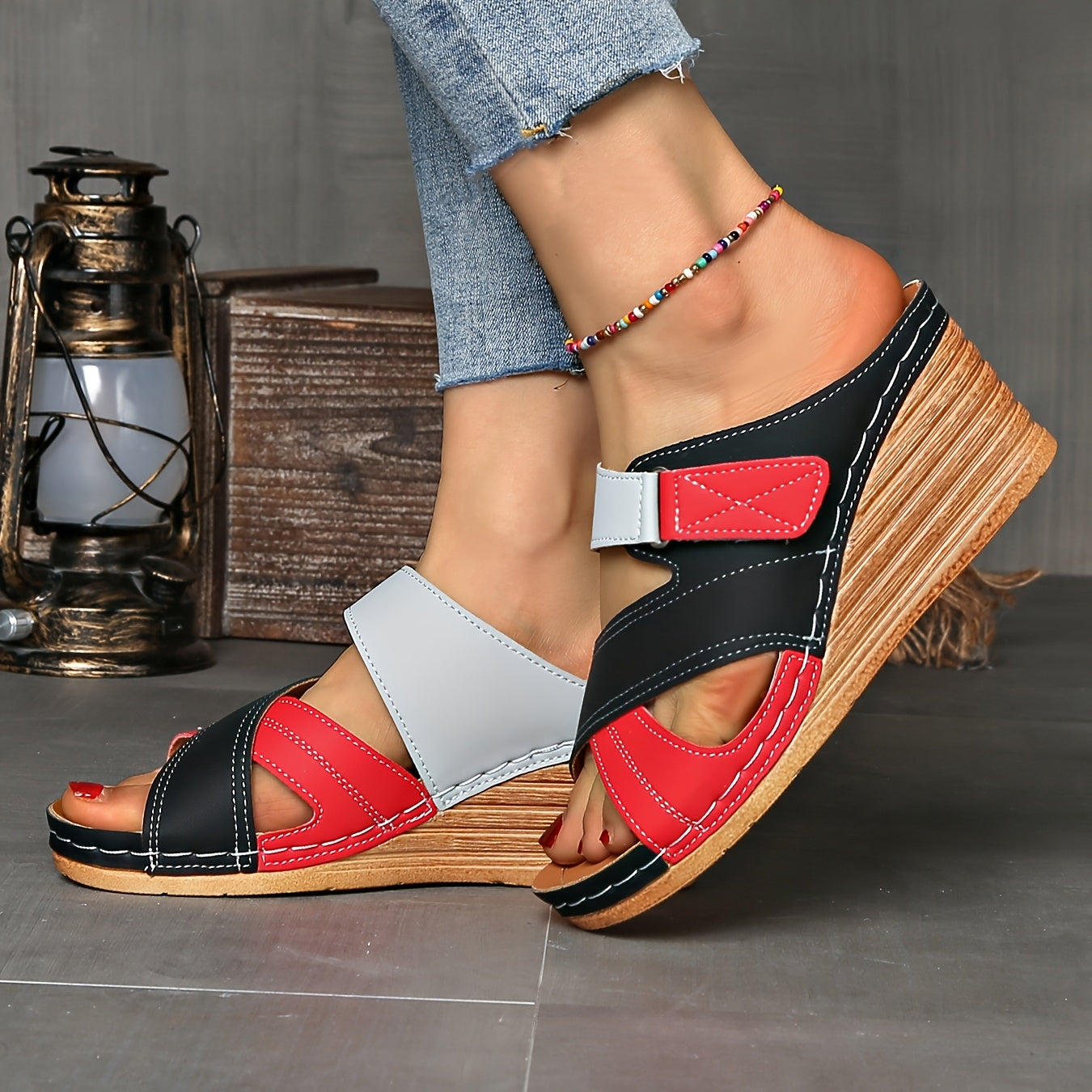 Sofia | Women's Wedge Slides