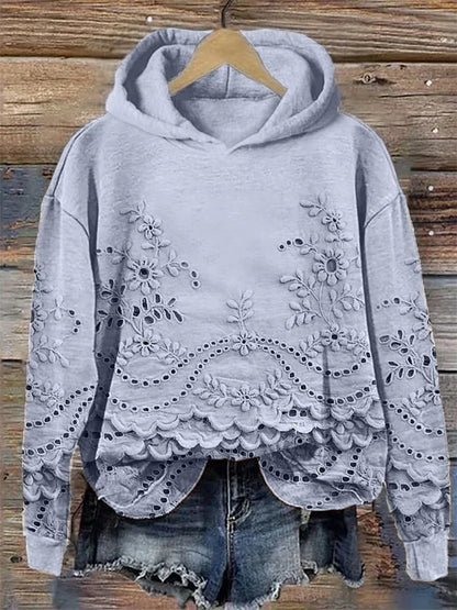 Josephine | Trendy Floral Hoodie