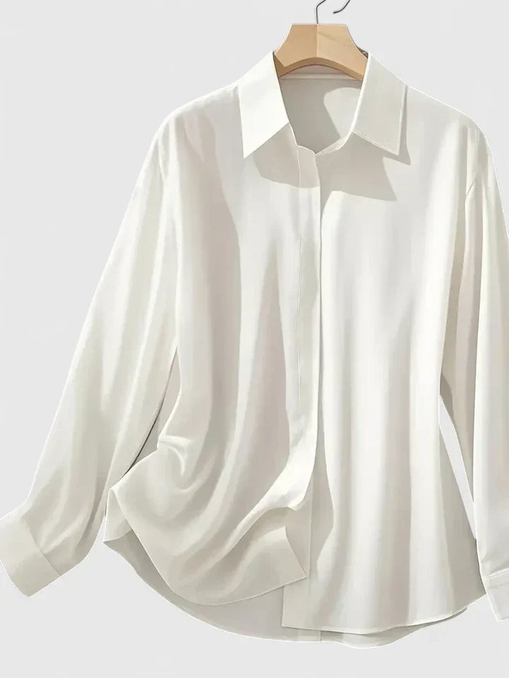 Donna | Women's Refined Button Down Shirt with Concealed Placket