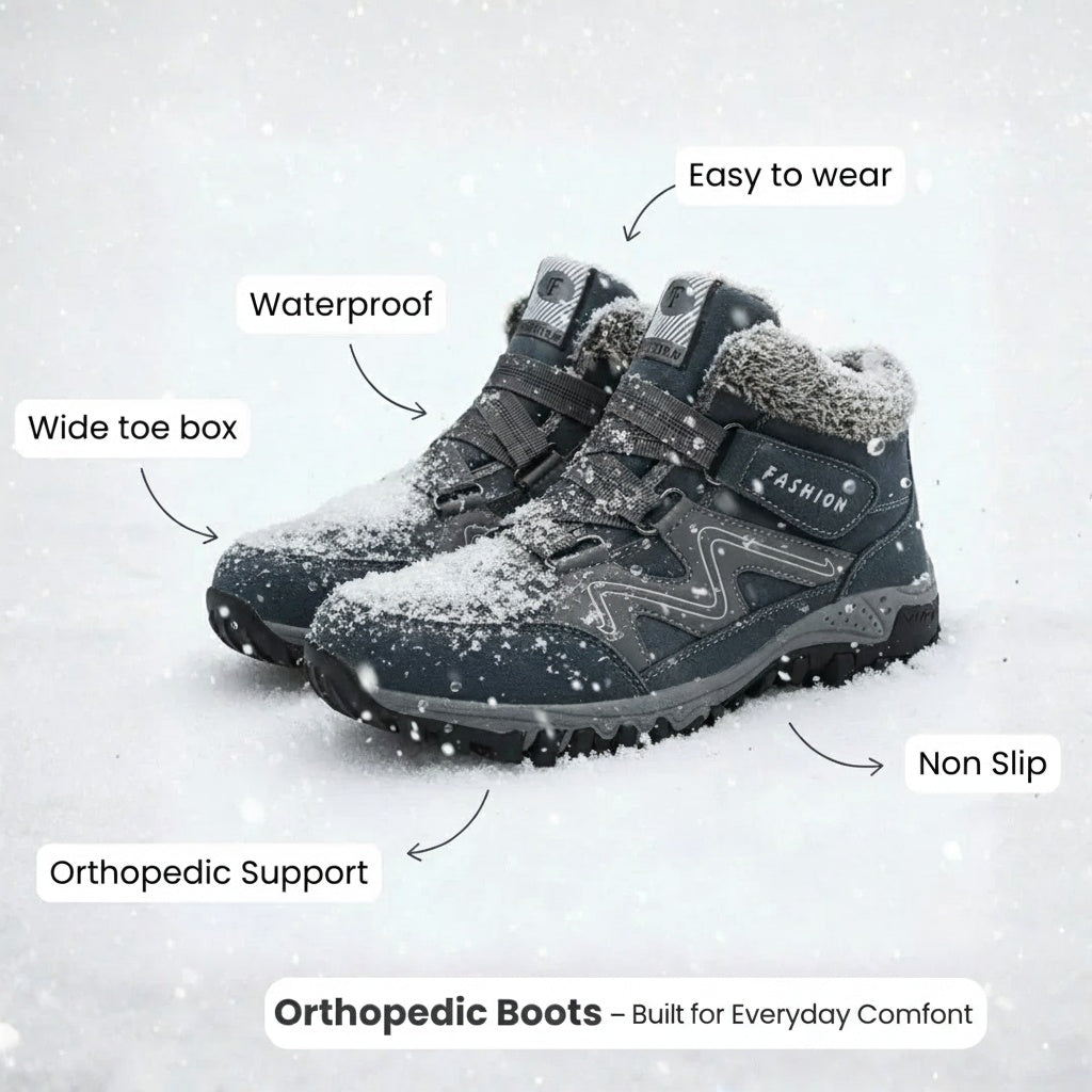 Amanda | Comfort Orthopedic & Waterproof Boots