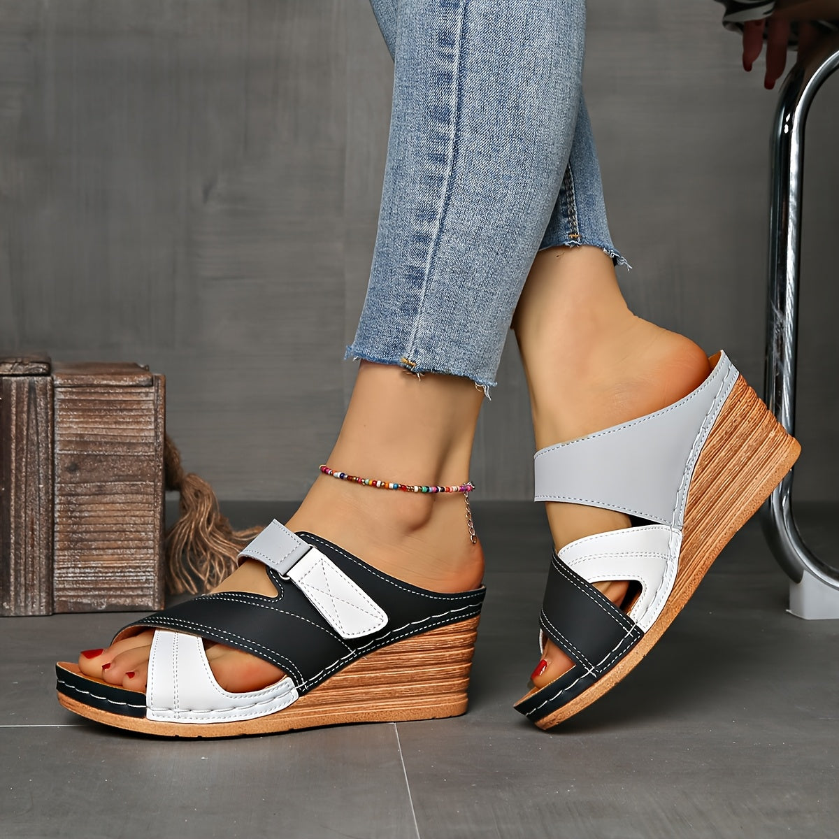 Sofia | Women's Wedge Slides