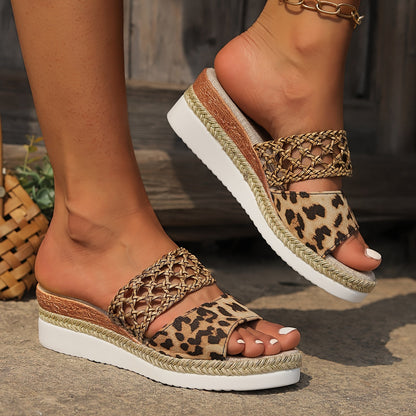 Stella | Women's Woven Wedge Sandals