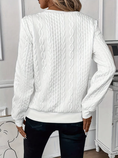 Carol | Contemporary Zip-Up Sweater