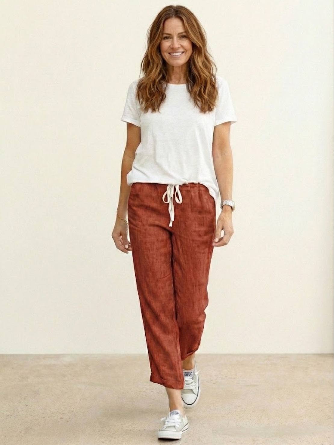 Dana | Women's Drawstring Relaxed Pants