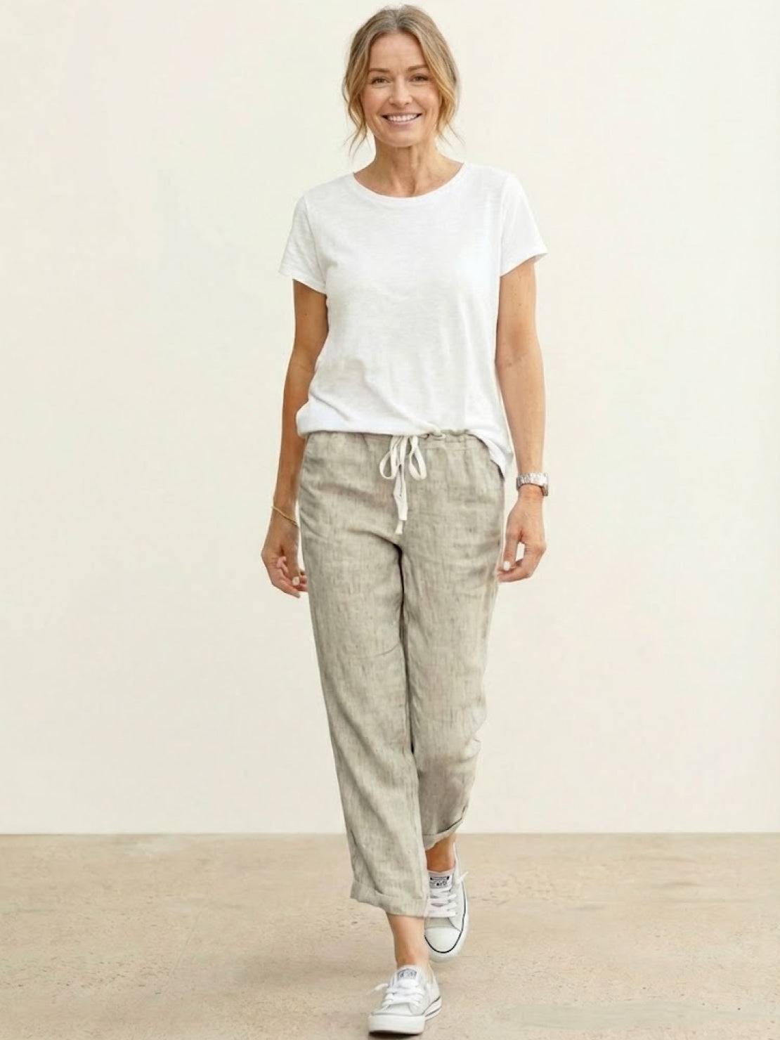 Dana | Women's Drawstring Relaxed Pants