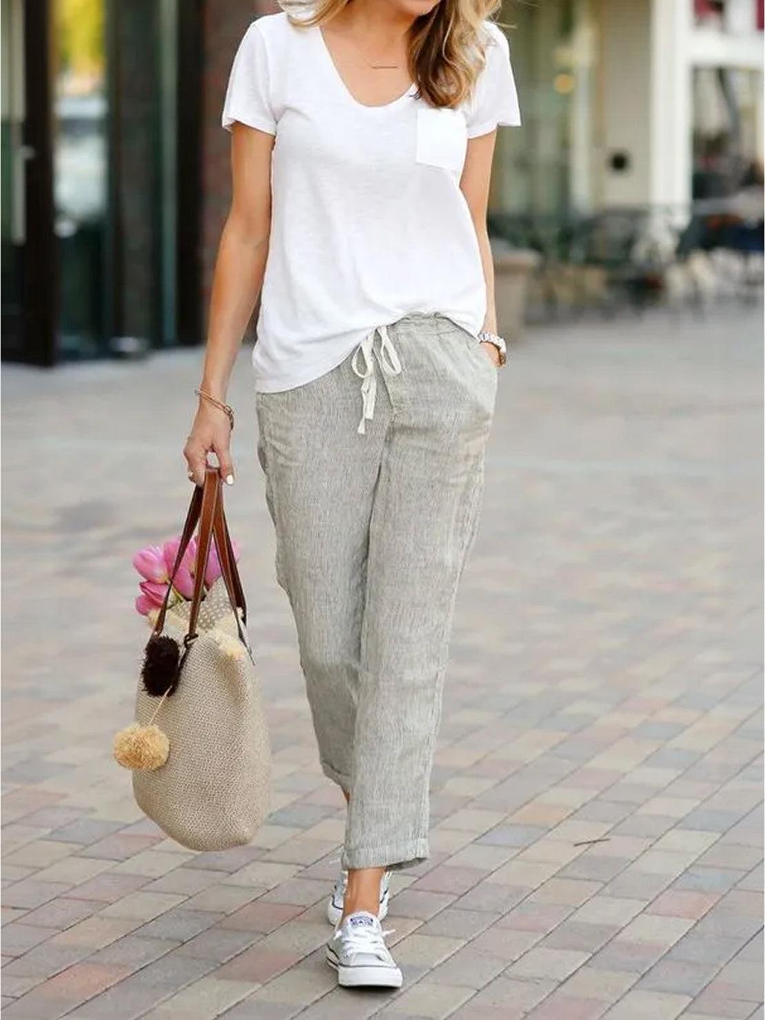 Dana | Women's Drawstring Relaxed Pants