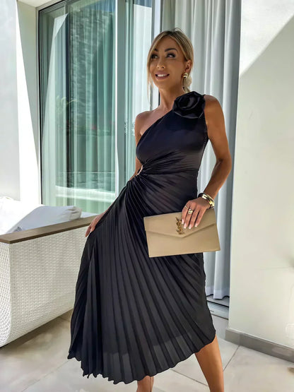 Aurora | Women's Wedding Guest Botanical Dress for Garden Wedding