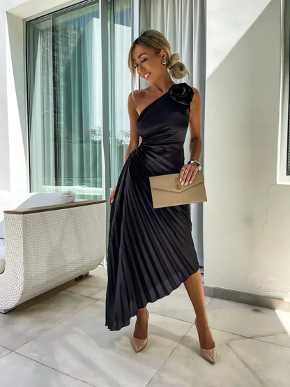Aurora | Women's Wedding Guest Botanical Dress for Garden Wedding