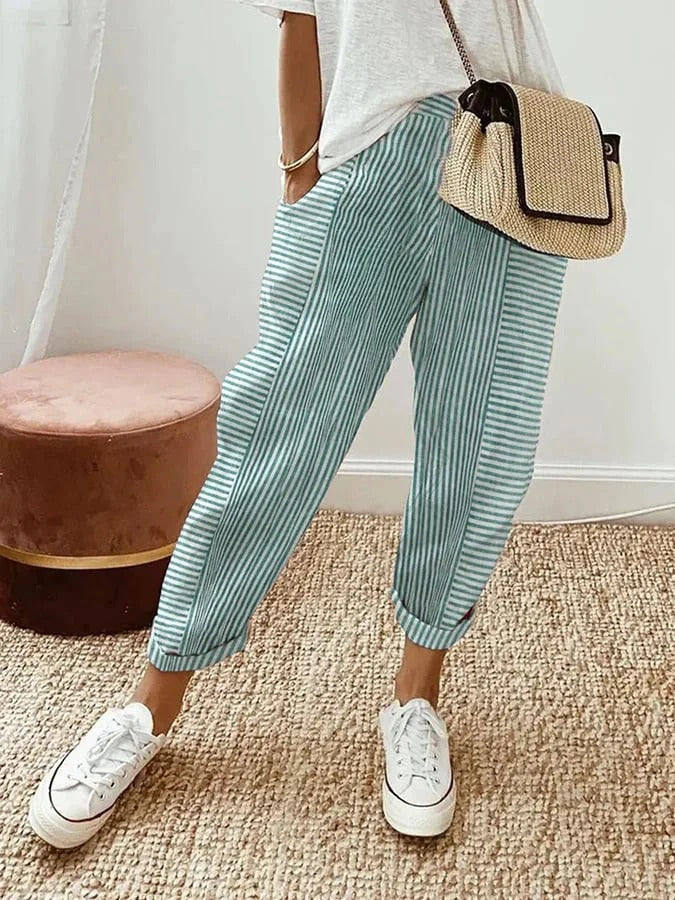 Helen | Striped Pants
