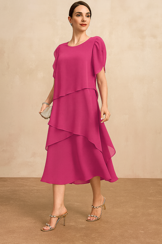 Cora | Classic Chiffon Dress