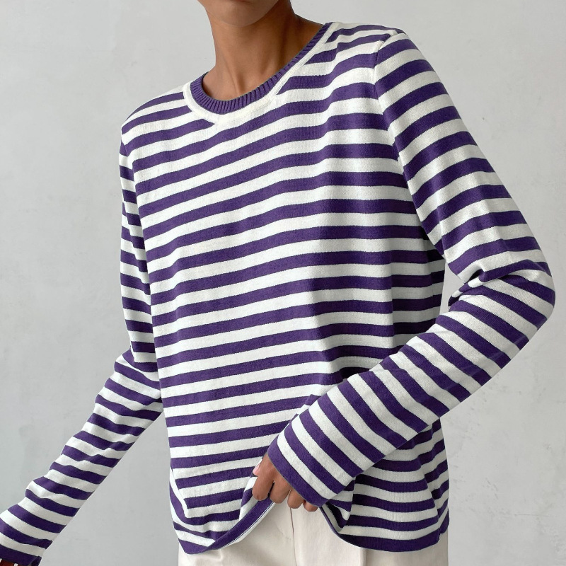 Avery | Refined Striped Summer T-Shirt