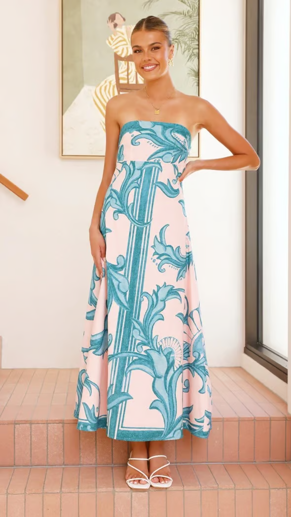 Sydney | Women's Wedding Guest Printed Dress